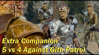 How to Recruit a Fifth Companion to Fight Against the Githyanki Patrol  Baldurs Gate 3 [upl. by Yadahs]