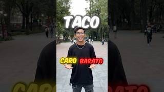 Probando tacos CAROS vs BARATOS 🌮 shorts viral [upl. by Griggs]