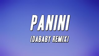 Lil Nas X amp DaBaby  Panini DaBaby Remix Lyrics [upl. by Acinomal]