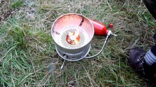 Trangia MultiFuel Burner  Explanation amp Demonstration [upl. by Suraved836]