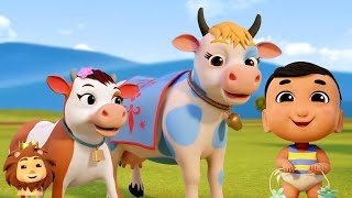 Gaiya Meri Cartoon Video गैया मेरी गईया  Ek Mota Hathi  Hindi Rhymes And Baby Songs For Children [upl. by Ahselet]