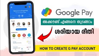 How To Create G Pay Account Malayalam  Set UPI PIN  ഗൂഗിൾ പേ അക്കൗണ്ട് ആഡ് ചെയ്യാം gpay upi [upl. by Daffi]