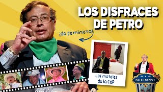 LOS MEJORES DISFRACES DE PETRO ¡HASTA DE FEMINISTA  LO MÁS CHISTOSO DE LA COP notidanny [upl. by Raymond490]