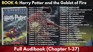 BOOK 4 Harry Potter and the Goblet of Fire  Full Length Audiobook Chapters 137 [upl. by Pooh]