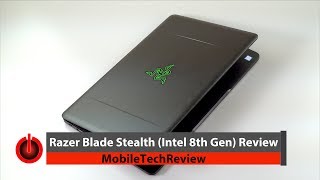 Razer Blade Stealth 133quot Late 2017 Review  Intel 8th Gen [upl. by Hserus]