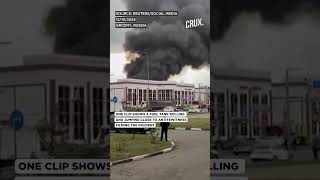 Huge Fuel Tank Rolls Past Eyewitness As Explosion Rocks Chechen Fuel Station [upl. by Ahsercel375]