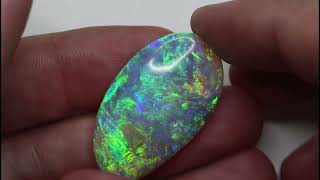 Discover the Magic of Australian Dark Crystal Opal A Stunning 2274ct Freeform Gemstone B5 [upl. by Rance]