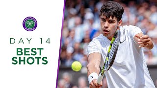 Alcaraz Djokovic and the best of Finals Sunday  Best Shots  Day Fourteen  Wimbledon 2024 [upl. by Julius697]