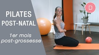 Pilates postgrossesse  1er mois après laccouchement [upl. by Yarg]