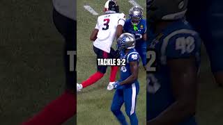 Keke Chism Micd Up and Shaking Tackles 😂 ufl football funny [upl. by Elmira]