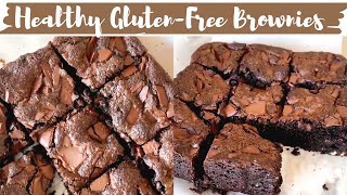 HEALTHY BROWNIE RECIPE gluten free refined sugar free no maida brownies healthy baking recipes [upl. by Delainey]