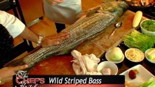 The Chefs KitchenWild Striped Bass [upl. by Nauqat]