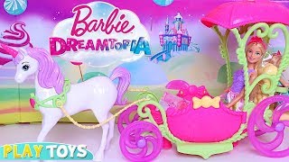 Barbie Doll Dreamtopia House Adventure Play Toys [upl. by Marvin]