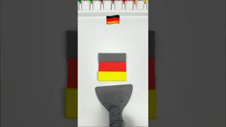 What color do mixed Germany flag make colormixing asmrsounds flagmixing [upl. by Concordia908]