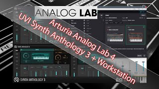 UVI Synth Anthology 3 compared to Arturia Analog Lab [upl. by Hosea178]