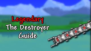 The EASIEST Way to Beat LEGENDARY MODE Destroyer in Terraria  Terraria 144 [upl. by Mathe]