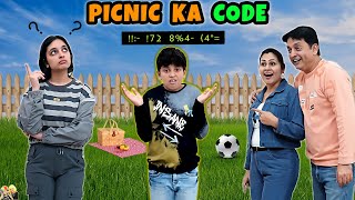 PICNIC KA CODE  Family Comedy Eating Challenge  Aayu and Pihu Show [upl. by Colton]