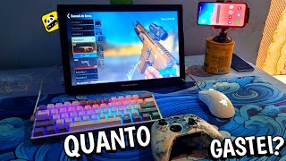 QUANTO GASTEI NO MEU MOBILADOR SETUP DEX [upl. by Vahe]