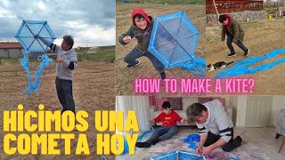 Cómo hacer una cometa  ¿Cómo vuela una cometa How to make a kite Felix [upl. by Roswald565]