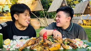 MEITEI MUKBANG SPECIAL CHICKEN WINGS AND THIGH CHRRY MUKBANG  Manitex  Meitei Mukbang [upl. by Georg967]