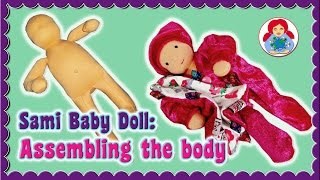 DIY  How to assemble the body of a Waldorf doll cloth doll [upl. by Elohcin]