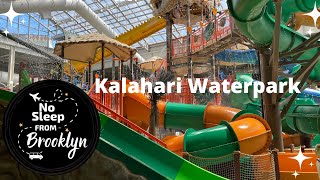 KALAHARI RESORT Poconos PA 2022  2nd LARGEST Water Park in United States with POV of slides [upl. by Leland]