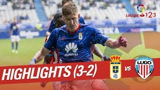 Resumen de Real Oviedo vs CD Lugo 32 [upl. by Lahsiv861]