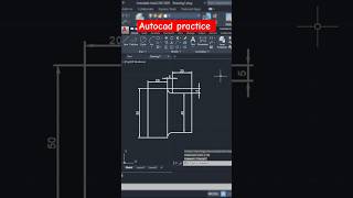 Autocad mechanical practice drawing  2d drawing  autocad tutorial in hindi  autocad 2d [upl. by Jeanna]