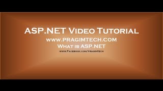 What is ASPNET Part 1 [upl. by Uhile451]