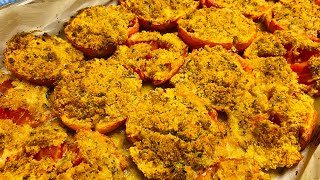 Pomodori gratinati con impanatura saporita [upl. by Peggie]