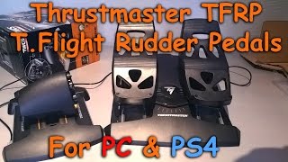 Thrustmaster TFRP TFlight Rudder Pedals PCPS4 [upl. by Nairolf32]