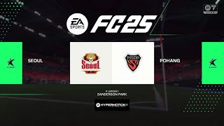 FC 25  K LEAGUE 2024 37R FC SEOUL vs POHANG STEELERS [upl. by Kcirdehs243]