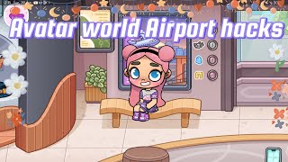 Avatar world airport hacks  Avatar world  avatarworld [upl. by Emarej]