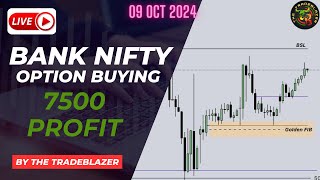 LIVE Options buying  10 Oct 2024  banknifty trading optionstrading TheTradeblazer [upl. by Davie]