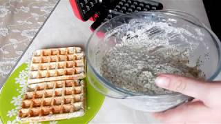 Рецепт Вкусные вафли с творогом и маком в электровафельнице GFW 015 Waffle [upl. by Asilegna515]