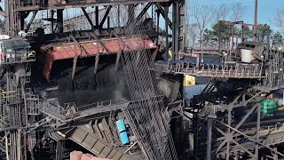 Coal on the Great Lakes Norfolk Southerns Massive 90YearOld TraintoShip Operation [upl. by Sirrap]