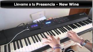 LLEVAME A TU PRESENCIA  New Wine  Piano [upl. by Alves]