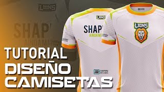 TUTORIAL DISEÑO CAMISETA DEPORTIVA quotPASO A PASOquot  PACK PATTERNS CAMISETAS  ByShaphiRa [upl. by Shirley454]