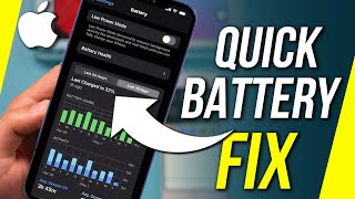 How to Fix iPhone Battery Sudden Drops [upl. by Aicnorev557]