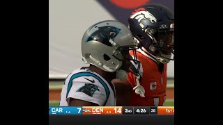 Courtland Sutton catches for a 16yard Gain vs Carolina Panthers [upl. by Crandale963]