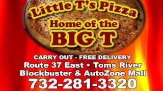 Little Ts Pizza  Route 37 Toms River NJ home of the 20 inch Big T Pizza [upl. by Brigid]