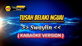 Tusah Belaki Nguai  Swaylin  Karaoke Version [upl. by Mcclary]