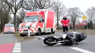 Motorradunfall auf der Edewechter Landstraße [upl. by Painter]