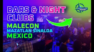 Bars and Night Clubs Near the Malecon Mazatlan Sinaloa Mexico [upl. by Renckens400]