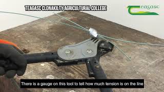 Gripple Wire Tensioning Tool Permanent Fencing Skills [upl. by Anissa932]