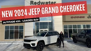 New 2024 Jeep Grand Cherokee Altitude 4x4  Loaded SUV  Stock  RGH4693  Redwater Dodge [upl. by Broeder660]