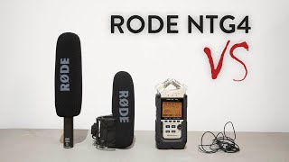 Rode NTG4 vs Lavalier amp VideoMic Pro  COMPARISON [upl. by Millwater]