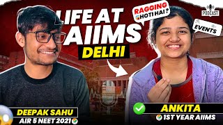 Life after NEET in AIIMS delhi😍🔥Toppers Talk Ep3 aiimsdelhi aiims neet2025 neet mbbs [upl. by Koehler]