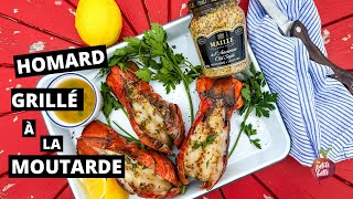 HOMARD GRILLÉ À LA MOUTARDE 🦞 Queues de homard bbq [upl. by Mela]