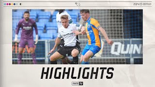 HIGHLIGHTS  Shrewsbury Town Vs Derby County [upl. by Annaed]